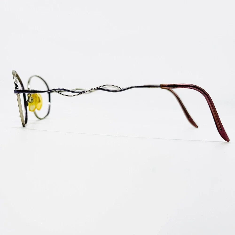 Charmant Eyeglass Frames Womens Purple Wavy Temple AR18415 51-18-135